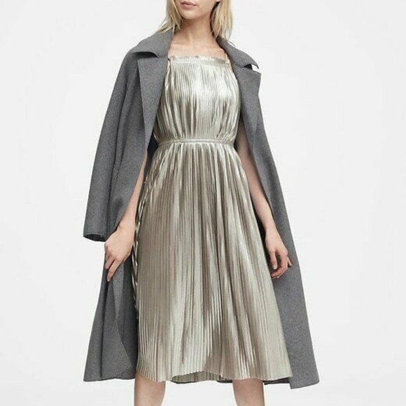 Banana Republic Dresses & Skirts - Metallic Pleated Dress (NWT)